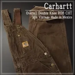 【90s 人気アイテム】Carhartt カーハート オーバーオール ダブルニー