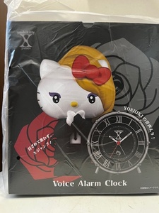 SEIKO 「yoshikitty」X JAPAN JF385A　セイコークロック YOSHIKI＆キティちゃんコラボモデル おしゃべり目覚まし時計 