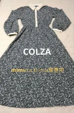 美品【COLZA】花柄ロングワンピース