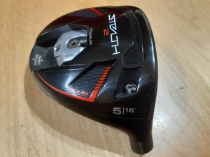 ★テーラーメイド★STEALTH2 PLUS+★ステルス2 プラス★5W 18°★フェアウェイウッド FAIRWAY WOOD★ヘッド&ヘッドカバー★