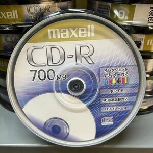 maxell マクセル　ＣＤ−Ｒ　１０枚　スピンドルケース入り　ＣＤＲ７００ＳＰＮＷ１０ＳＰ　13個セット　まとめ売り