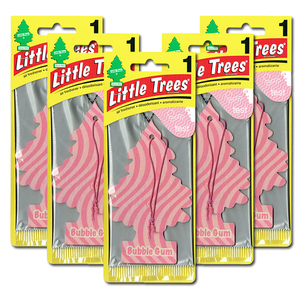 リトルツリー バブルガム 5枚セット Little Trees 芳香剤 車 部屋 吊り下げ USA エアフレッシュナー【メール便 送料無料】