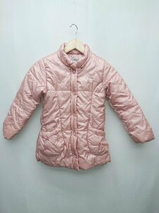 ◇ ◎ Petit Palais プティパレ 2WAY 中綿 リボン キッズ 子供服 長袖 ジャケット サイズ130 ピンク系 レディース P