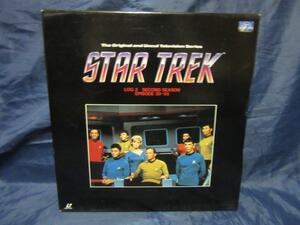 LD047■レーザーディスク(LD)■The Original and Uncut Television Series STAR TREK LOG2 SECOND SEASON PILF-1581【中古】