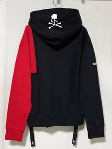 【正規品】美品★mastermind JAPAN×ALPHA INDUSTRIES×C2H4 バイカラー Hoodie パーカー【Sサイズ/大きめ】