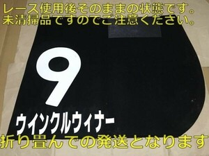 競馬 JRA 実使用ゼッケン ウインクルウィナー（牝 2006 中山 黒松賞芝 蛯名正義） 父アドマイヤボス 3代母ラドンナリリー