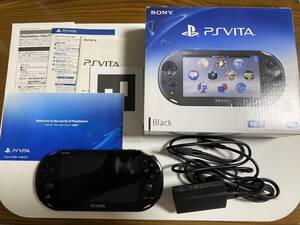 【動作確認済】札幌市北区発インボイス領収書発行可能 PlayStation Vita Wi-Fiモデル ブラック PCH-2000ZA11 / PSVita /PS　ヴィータ