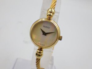 358281【1円スタート】GUCCI グッチ 稼動品 2700.2.L バングルウォッチ シエル文字盤 レディース 時計 クオーツ ケース18mm