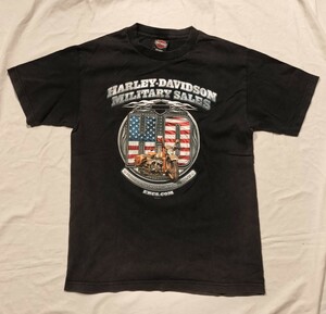 Harley-Davidson Tシャツ メキシコ製 黒系 Mサイズ ハーレーダビッドソン