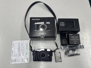 【中古・美品】 FUJIFILM 富士フィルム デジタルカメラ X20 シルバー