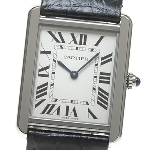 カルティエ CARTIER W5200003 タンクソロLM クォーツ メンズ _845748