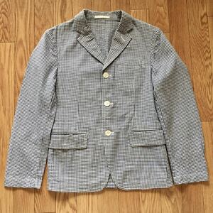 COMME DES GARCONS HOMME Tailored jacket コム デ ギャルソン・オム テーラードジャケット SSサイズ ギンガムチェック 川久保玲 渡辺淳弥