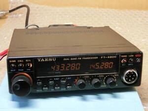 YAESU ヤエス DUAL BAND FM TRANSCEIVER FT-4900H 簡易動作確認／長期保管／現状渡し