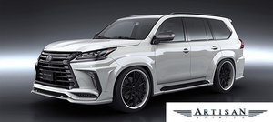 アーティシャンスピリッツ LEXUS LX 570 エアロパーツ 4点 セット フロント/リア/オーバーフェンダー/リアゲートスポイラー FRP