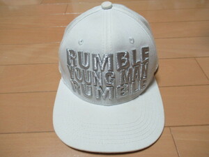 RUMBLE◆キャップ◆野球帽子◆ホワイト