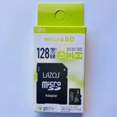 国内メーカー品 LAZOS switch利用可能 マイクロSDカード 128GB