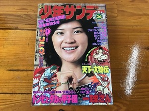 【中古】【即決】週刊少年サンデー 1975年 36号 桜田淳子 ムサシ 男組 プロゴルファー猿 おれは直角 ダメおやじ 天下一大物伝 一球さん