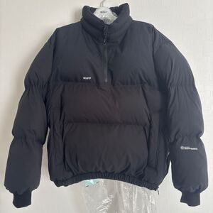 WTAPS ダブルタップス 23AW TTL PULLOVER JACKET ハーフジップ プルオーバー 中綿ジャケット 232BRDT‐JKM06 BK