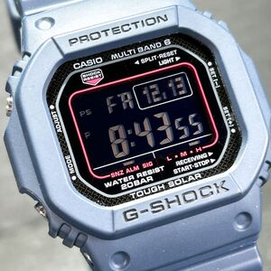 新品 CASIO G-SHOCK カシオ Gショック GW-M5610U-2JF 腕時計 タフソーラー アナログ デジタル スクエア ブルー 多機能 カレンダー メンズ