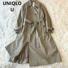 新品未使用タグ付き　ユニクロUNIQLO U オーバートレンチコート S 玉虫