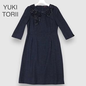 YUKI TORII ウール100% ワンピース 38 日本製 ユキトリイ