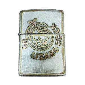 ★【ZIPPO/ジッポ―】Marlboro/マルボロ LIZARD ROCK 火花〇 ライター 喫煙具 喫煙グッズ アンティーク レトロ コレクション★18718