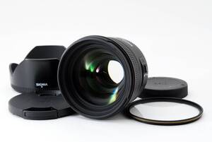 ☆美品　シグマ フィッシュアイ SHIGMA Fisheye DG HSM EX 50mm F1.4 フォルダー フード付き キャノン用