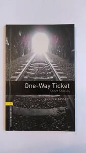 【中古美品】高校英語教材用 『One-Way Ticket Short Stories』 (Oxford University Press） 