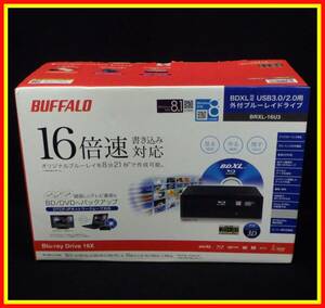 李997 未開封 保管品 バッファロー ブルーレイドライブ BRXL-16U3 Blu-ray BDXL対応 USB3.0/2.0用 外付け ブルーレイドライブ