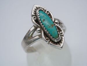 【1099】15号 BELL TRADING POST ベルトレーディングポスト ターコイズ ナバホ NAVAJO sterling SILVER シルバー リング 指輪 TIA