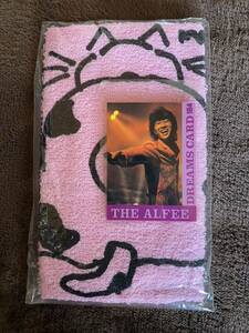 【貴重】THE ALFEE トレカ　アルフィー　坂崎幸之助　ドリームスカード　坂崎商店　ハンドタオルセット　B