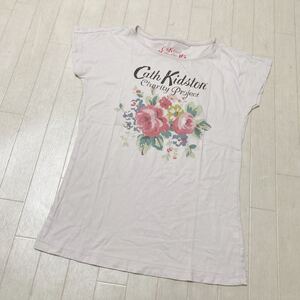 3919☆UNIQL Cath Kidston コラボ トップス 半袖Tシャツ 半袖カットソー カジュアル レディース M 花柄 ピンク