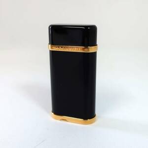 【未使用品】Cartier カルティエ コンポジット オーバル ライター ゴールドフィニッシュ ブラックラッカー CA120117 ブラック ゴールド 