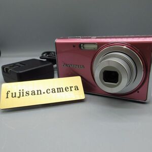 美品 オリンパス olympus 4倍ワイド コンパクトデジタルカメラ Fe-4020 ピンク バッテリー付き S2155 229005