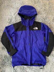 希少 90s THE NORTH FACE GORE-TEX マウンテン ガイド ジャケット ウィメンズ L AZTEC BLUE ビンテージ 1994 mountain guide light jacket