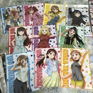 531クリアファイル　ラブライブ!サンシャイン!!×セガ 2期放送記念特典　全10枚セット ルビィ ダイヤ 曜 千歌 花丸 果南 鞠莉 梨子 善子