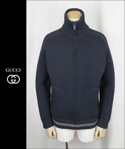 ■■＜美品＞グッチ＜GUCCI standing collar＞FULL ZIP LawGauge designer