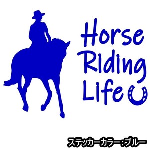 《JK05》20.0×14.9cm【乗馬生活-Horse Riding Life-B】G1、有馬記念、JRA、ケイバ、日本ダービー、馬術部、馬具ステッカー(1)