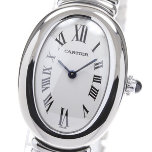 カルティエ CARTIER W15133L2 ベニュワール SM K18WG クォーツ レディース 良品 _834920