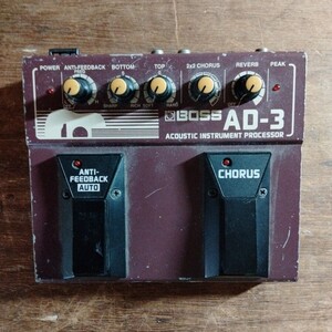 BOSS AD-3 アコースティックインストゥルメントプロセッサー 