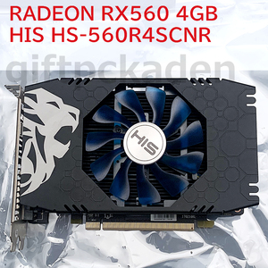 [ジャンク] RX560 4GB HIS HS-560R4SCNR 中古 RADEON