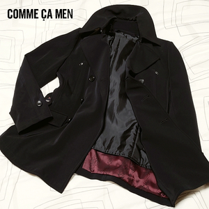 COMME CA MEN 柔らか素材のミドル丈Pコート