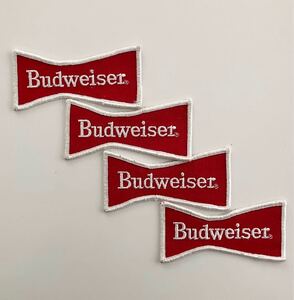 ビンテージ BUDWEISER バドワイザー ワッペン パッチ ビール 古着 BEER Anhuser Busch ワッペンカスタム 刺繍 アンハイザーブッシュ