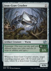 MTG ■無/英語版■ 《鉄管の破壊者/Iron-Craw Crusher》兄弟戦争 BRO