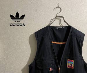 ◯ adidas ネイティブパターン ベスト / アディダス オリジナルス フィッシング テーピング アウトドア ブラック 黒 M Mens #Sirchive