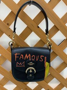 N☆【新品未使用】COACH JEAN-MICHEL BASQUIAT コーチ バスキアコラボ 2way ショルダーバッグ ショルダーストラップ欠品