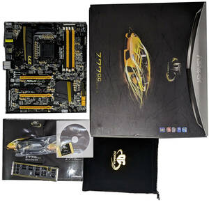 【中古】ASRock Z77 OC Formula + Win10Homeデジタルライセンス [LGA1155 インテル第2、3世代用]