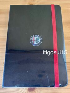 ★【未使用】アルファロメオ ALFA ROMEO★モレスキン MOLESKINE ノート 手帳 黒 メモ帳★ノベルティ