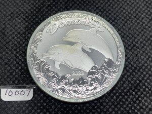 31.1グラム 2023年 (新品) ドミニカ国「イルカ」純銀 1オンス 銀貨