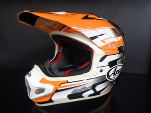 Lサイズ★Arai アライ V-CROSS4 TIP ティップ オフロードヘルメット オレンジ★2015年製造